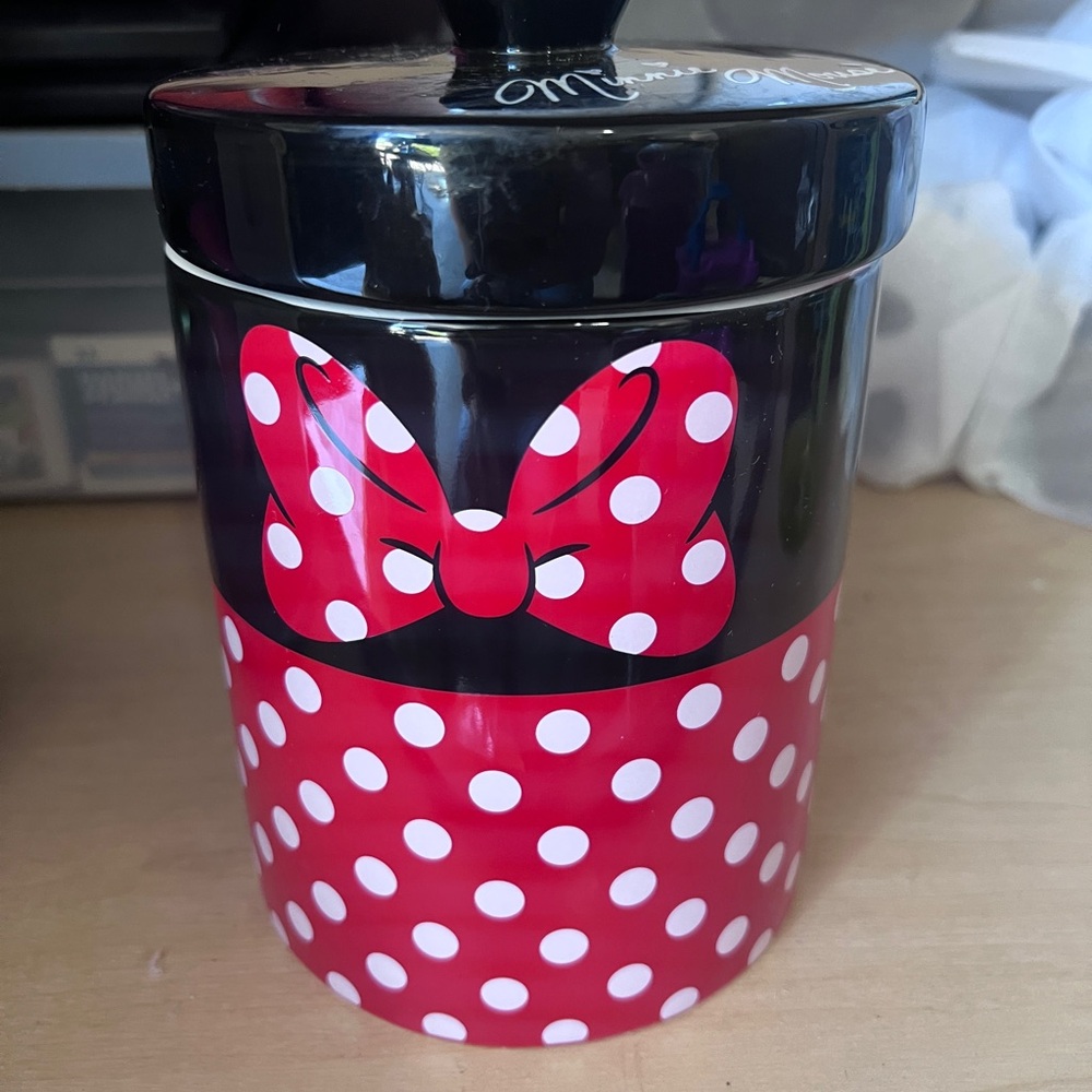 Disney Red and Black Polka Dot Decor Accent